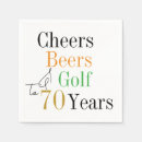 Search for 70th birthday napkins Seventy