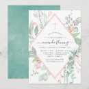 Search for pastel christening invitations Watercolor