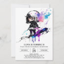 Search for girl ninja birthday invitations Boy
