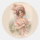 Search for pretty lady stickers Vintage