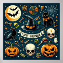 Search for cat full moon posters Spooky