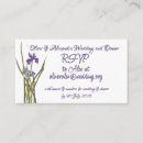 Search for purple iris stamp invitations Watercolor