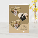 Search for photo anniversary cards Modern trendy stylish