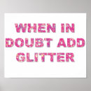 Search for glittered posters Girly