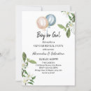 Search for floral gender reveal invitations Garden
