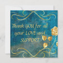 Search for love thank postcards Gold
