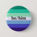 Search for he him pronoun badges Gay