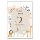 Search for safari table cards Elegant