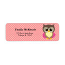 Search for cute owl return address labels Party