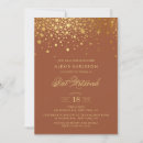 Search for blue bar bat mitzvah invitations Gold foil