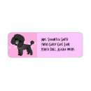 Search for miniature poodle return address labels Standard