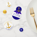 Search for anchor confetti Blue and white