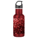 Search for glitter water bottles Red