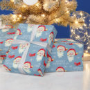 Search for retro santa wrapping paper Bows