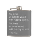 Search for funny alcohol quotes flasks For him