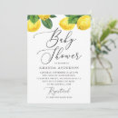 Search for citrus baby shower invitations Lemon