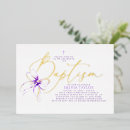 Search for lavender christening invitations Script