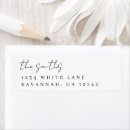 Search for luxury return address labels Black and white