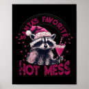 Search for racoon art posters Xmas