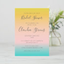 Search for sunset bridal shower invitations Summer