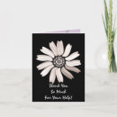 Search for gardener thank you cards Daisies