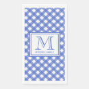 Search for blue gingham napkins Check