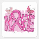 Search for breast cancer butterfly stickers Hope