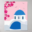 Search for santorini posters Greece