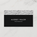 Search for glitter business cards Hair stylist