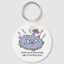 Search for angry round key rings Cat