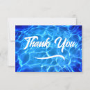 Search for swimming thank you cards Blue