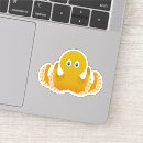 Search for cartoon octopus stickers Illustration