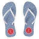 Search for white jandals Monogrammed