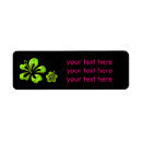 Search for hibiscus return address labels Summer