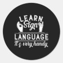Search for sign language teacher stickers Inclusion