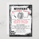 Search for mystery birthday invitations Kids