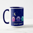 Search for colourful owls mugs Whimsical