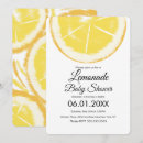 Search for lemonade baby shower invitations Yellow