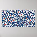 Search for leopard pattern posters Blue
