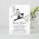 Search for bird bridal shower invitations Stylish