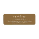 Search for elegant gold return address labels Stylish
