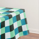 Search for aqua tablecloths Plaid