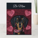 Search for dachshund valentines day cards Doxie