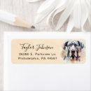 Search for great dane return address labels Cute