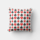Search for playing cards cushions Red