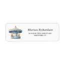 Search for boy baby shower return address labels Whimsical