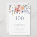 Search for 101st birthday invitations Floral