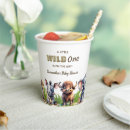 Search for wild one paper cups Cute