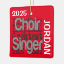 Search for singer christmas tree decorations Choir