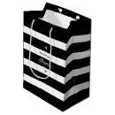 Search for black and white striped gift bags Pattern